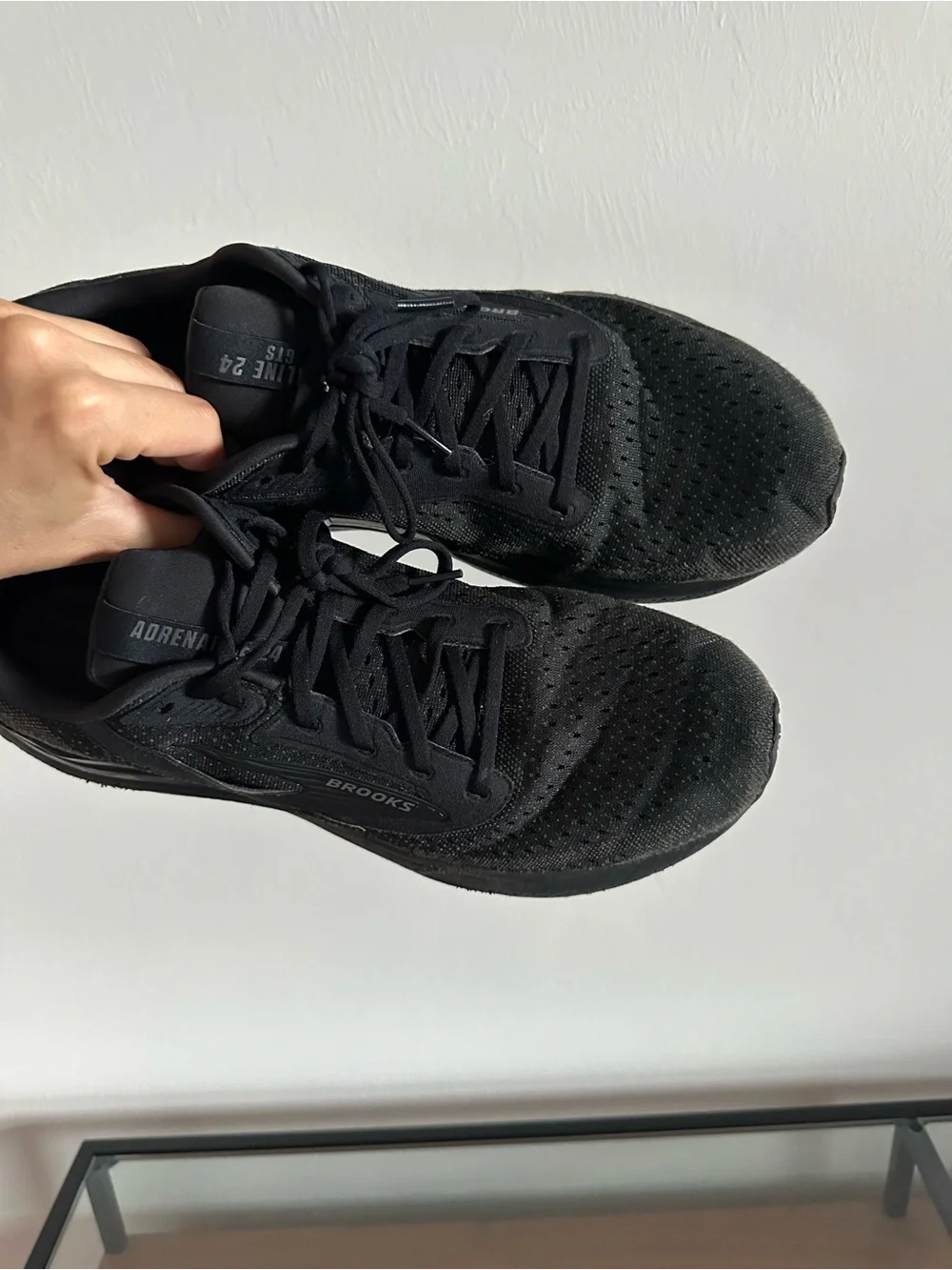Brooks Adrenaline GTS 24 Men’s Black Running Walking Shoe Size 14